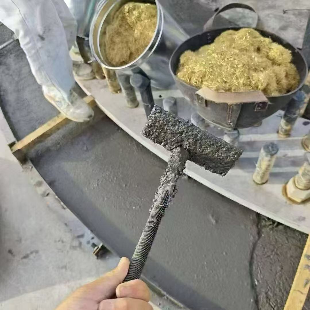 光山C120钢纤维高强无收灌浆料 轧机压缩机汽轮机发电机锻压设备底座灌浆材料